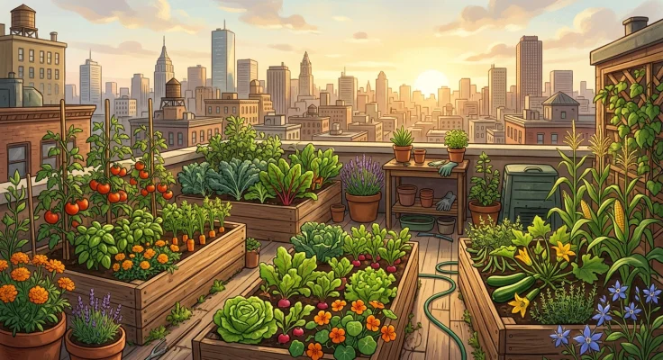 Asociación de cultivos en el huerto urbano: qué plantas se llevan bien