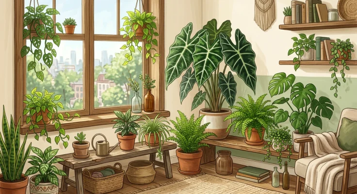 Cuidados de la Alocasia: la planta de las hojas espectaculares