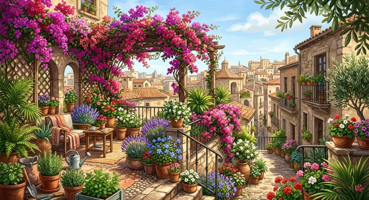 Cuidados de la buganvilla: la trepadora más colorida