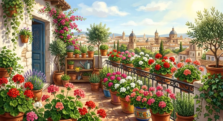 Cuidados de los geranios: la planta estrella de balcones