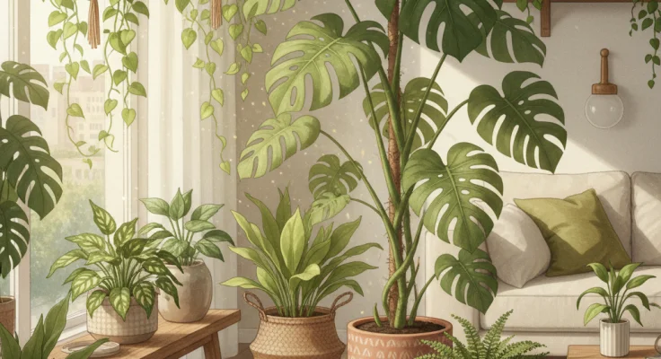 Cuidados de la Monstera deliciosa: la planta tropical perfecta