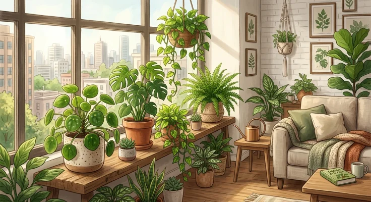 Cuidados de la Pilea peperomioides: la planta china del dinero