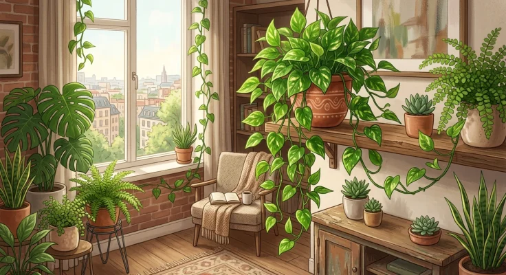 Cuidados del Pothos: la planta más resistente para interior