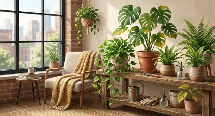 ¿Por qué se ponen amarillas las hojas de tus plantas de interior?