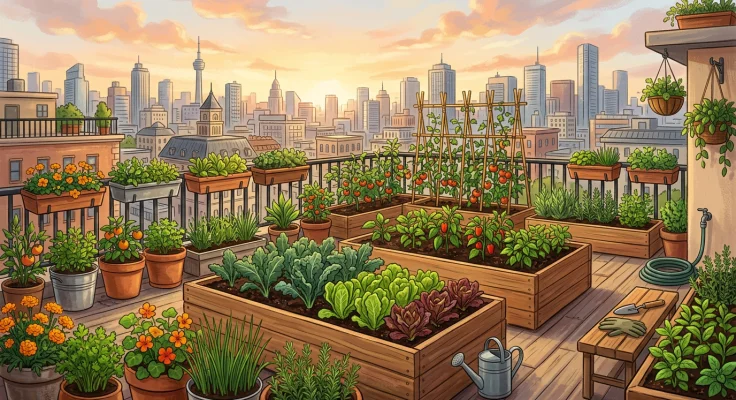 Cómo montar un huerto urbano de interior sin luz natural