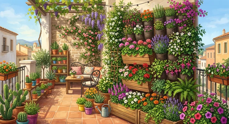 Cómo crear un jardín vertical de exterior paso a paso