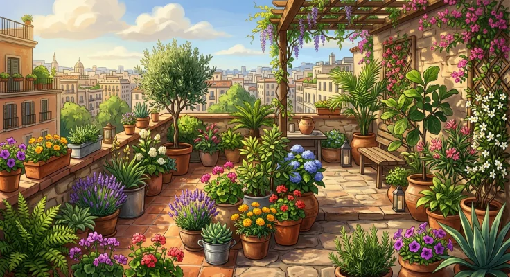 Las mejores plantas para terraza: resistentes y decorativas