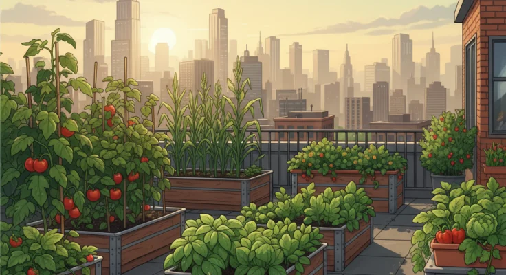 Mesas de cultivo para huerto urbano: tipos y recomendaciones