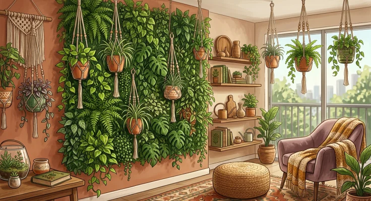 Muros verdes: artificiales vs naturales, ¿cuál elegir?