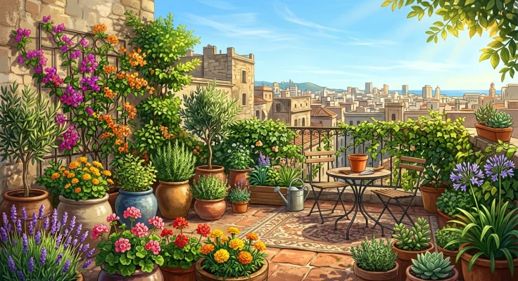 Plantas resistentes al sol directo para tu jardín o terraza