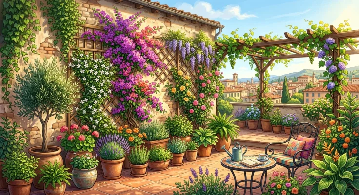 Plantas trepadoras para paredes y terrazas: guía completa