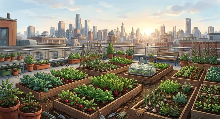 Qué plantar en invierno en tu huerto urbano