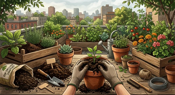 Tierra para macetas: cuál elegir según la planta