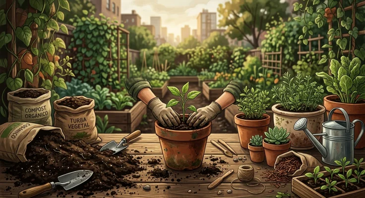 Turba para plantas: tipos, usos y alternativas sostenibles